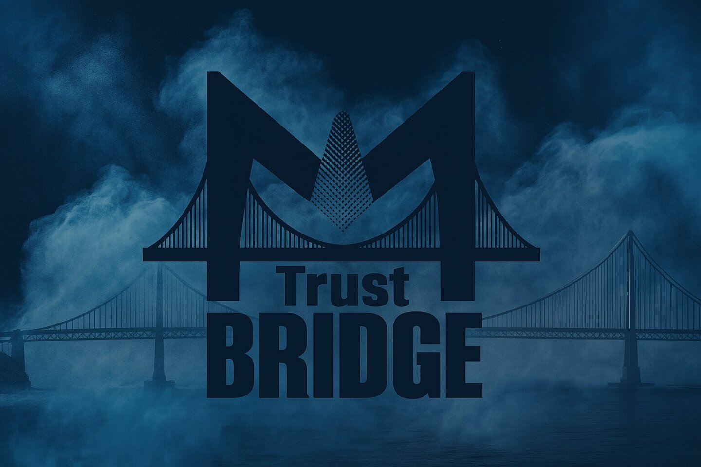 copertina logo trust bridge by metal paint